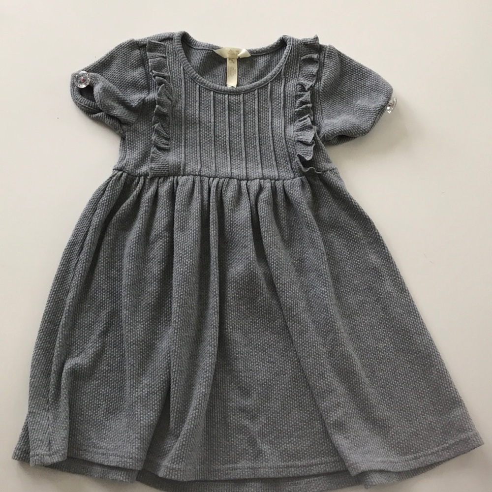 Matilda Jane gray dress with cute button detail